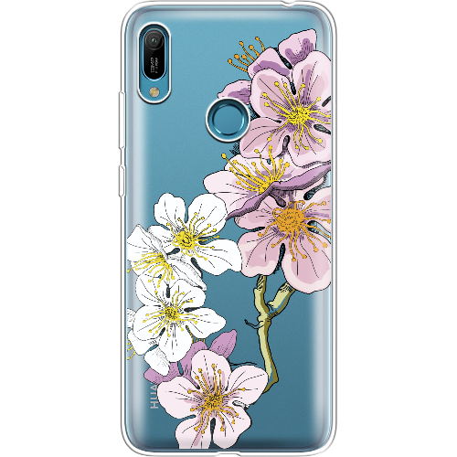 Чехол Boxface Huawei Y6 Prime 2019 Cherry Blossom