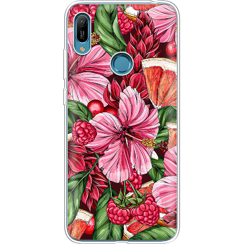 Чехол Boxface Huawei Y6 Prime 2019 Tropical Flowers