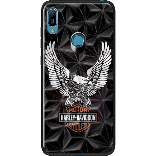 Чехол Boxface Huawei Y6 Prime 2019 Harley Davidson and eagle