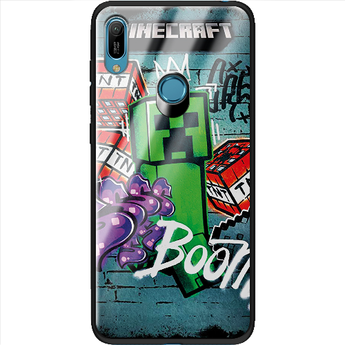 Чехол Boxface Huawei Y6 Prime 2019 Minecraft Graffiti