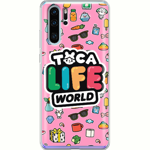 Чехол Boxface Huawei P30 Pro Toca Boca Life World