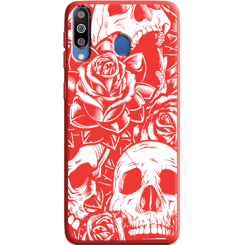 Чехол BoxFace Samsung M305 Galaxy M30 Skull and Roses