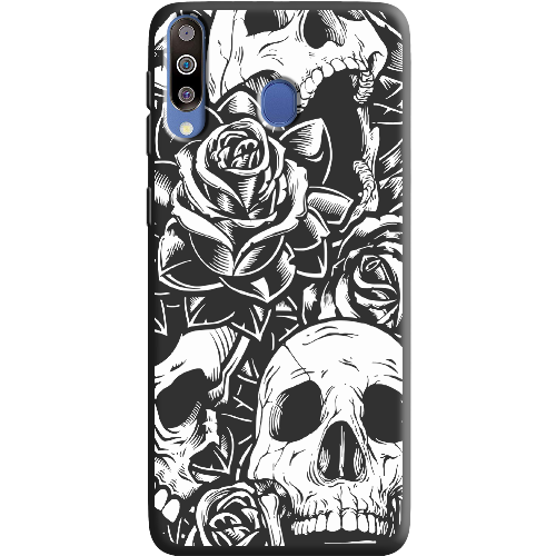 Чехол BoxFace Samsung M305 Galaxy M30 Skull and Roses