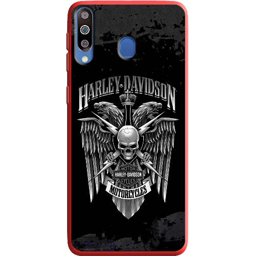 Чехол BoxFace Samsung M305 Galaxy M30 Harley Davidson skull and eagles