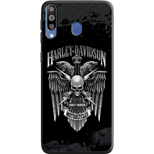 Чехол BoxFace Samsung M305 Galaxy M30 Harley Davidson skull and eagles