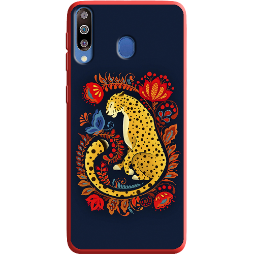 Чехол BoxFace Samsung M305 Galaxy M30 Petrykivka Leopard