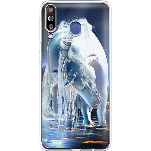 Чехол BoxFace Samsung M305 Galaxy M30 White Horse