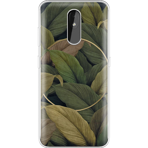 Чехол BoxFace Nokia 3.2 Green Leaf