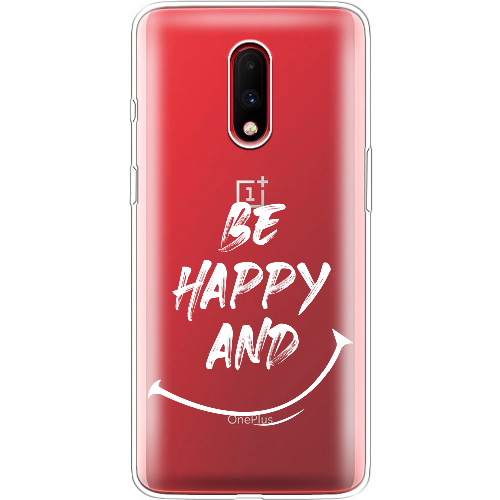 Чехол BoxFace OnePlus 7 be happy and