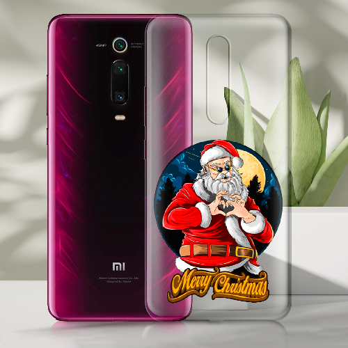 Чехол BoxFace Xiaomi Mi 9T / Mi 9T Pro Cool Santa and heart