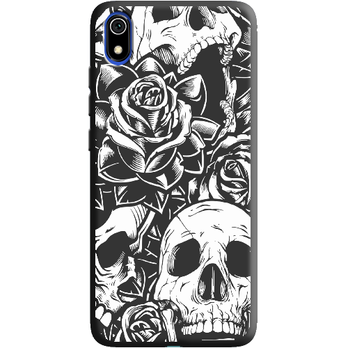 Чехол BoxFace Xiaomi Redmi 7A Skull and Roses