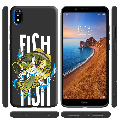 Чехол BoxFace Xiaomi Redmi 7A Bass fish