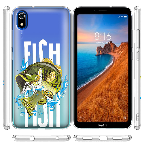 Чехол BoxFace Xiaomi Redmi 7A Bass fish