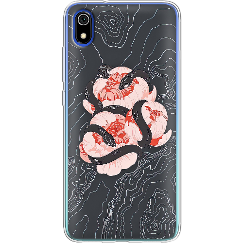 Чехол BoxFace Xiaomi Redmi 7A Snake Rose