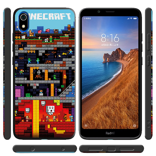 Чехол BoxFace Xiaomi Redmi 7A Minecraft Lode Runner