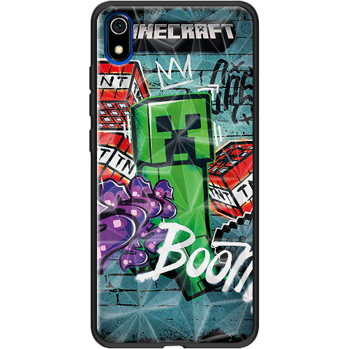 Чехол BoxFace Xiaomi Redmi 7A Minecraft Graffiti