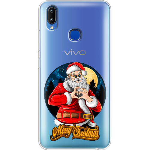 Чехол BoxFace Vivo Y93 Lite Cool Santa and heart