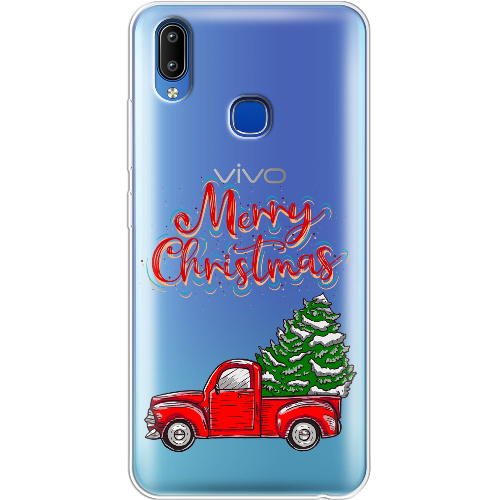 Чехол BoxFace Vivo Y93 Lite Holiday Car Merry Christmas