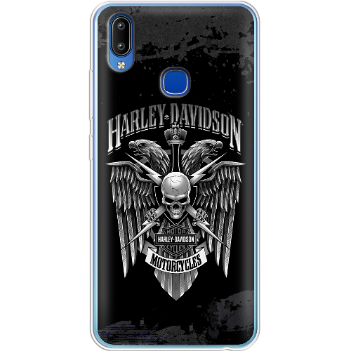 Чехол BoxFace Vivo Y93 Lite Harley Davidson skull and eagles