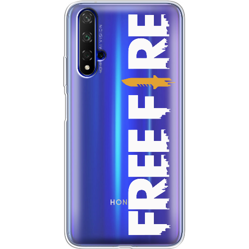 Чехол BoxFace Honor 20 Белый Free Fire