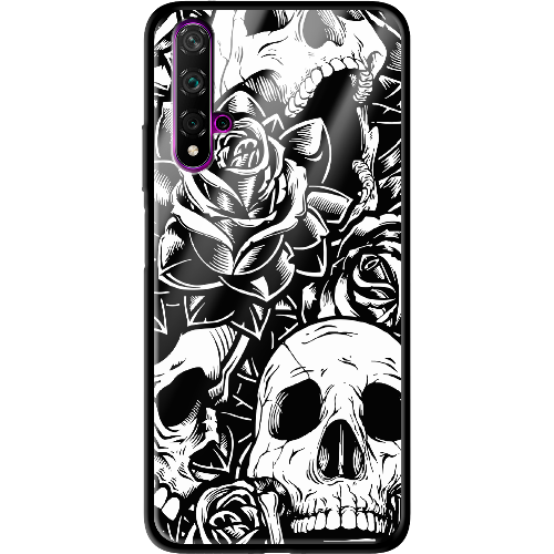 Чехол BoxFace Honor 20 Skull and Roses