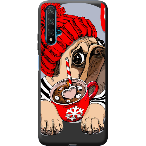 Чехол BoxFace Honor 20 Winter Puggy