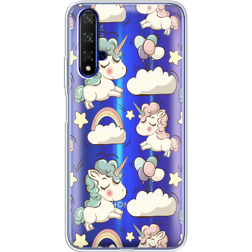 Чехол BoxFace Honor 20 Unicorns