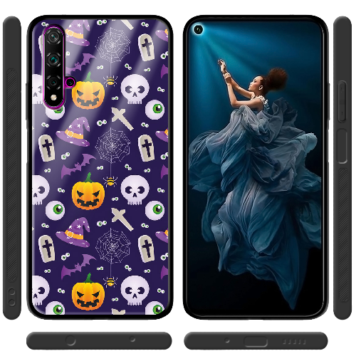 Чехол BoxFace Honor 20 Halloween Purple Mood