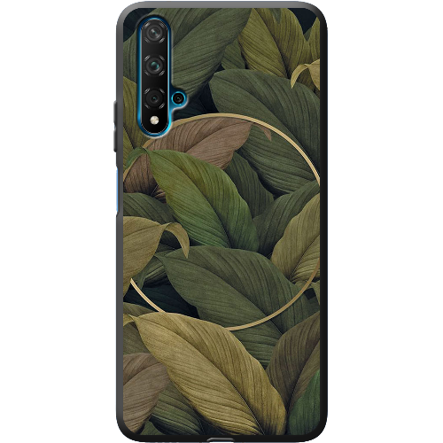 Чехол BoxFace Honor 20 Green Leaf