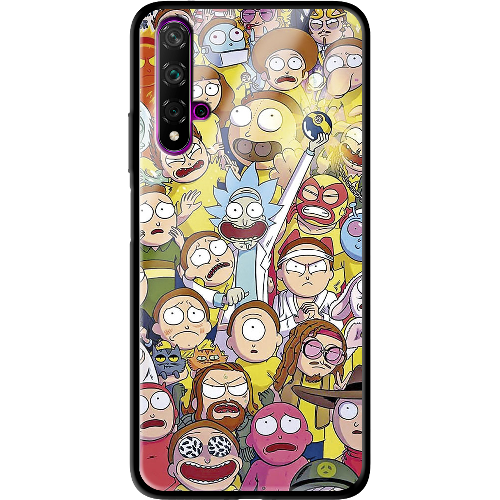 Чехол BoxFace Honor 20 Rick and Morty все герои