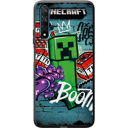 Чехол BoxFace Honor 20 Minecraft Graffiti