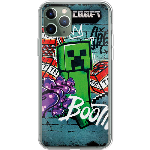 Чехол BoxFace iPhone 11 Pro Minecraft Graffiti