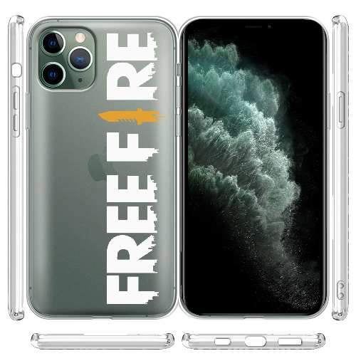 Чехол BoxFace iPhone 11 Pro Max Белый Free Fire