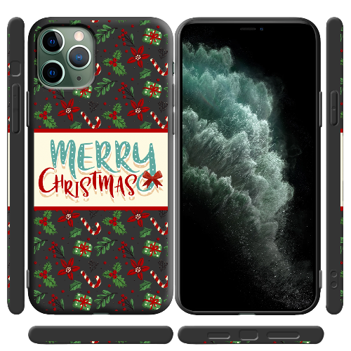 Чехол BoxFace iPhone 11 Pro Max Vintage Christmas Congratulation