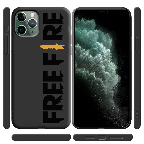 Чехол BoxFace iPhone 11 Pro Max Черный Free Fire