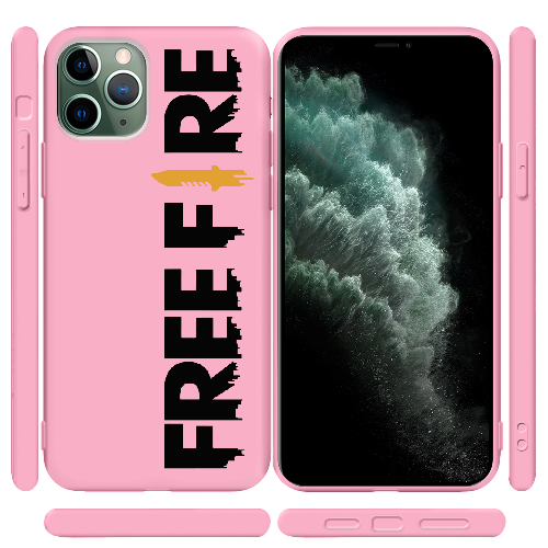 Чехол BoxFace iPhone 11 Pro Max Черный Free Fire