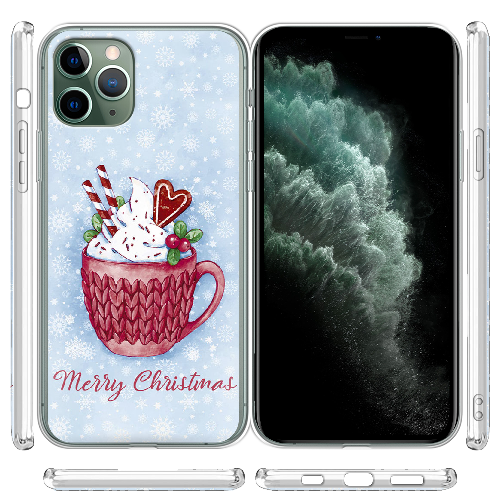 Чехол BoxFace iPhone 11 Pro Max Рождественское Какао