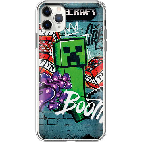 Чехол BoxFace iPhone 11 Pro Max Minecraft Graffiti