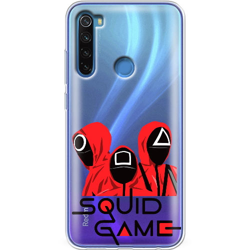 Чехол BoxFace Xiaomi Redmi Note 8 siquid game люди в красном