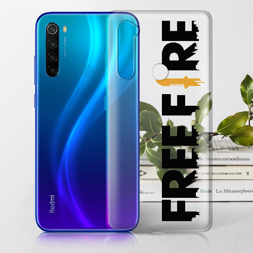 Чехол BoxFace Xiaomi Redmi Note 8 Черный Free Fire