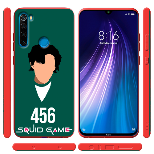 Чехол BoxFace Xiaomi Redmi Note 8 Игра в кальмара игрок 456 Сон Ги Хун