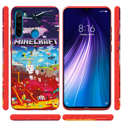 Чехол BoxFace Xiaomi Redmi Note 8 Minecraft World Beyond