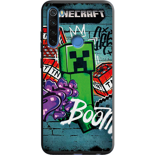 Чехол BoxFace Xiaomi Redmi Note 8 Minecraft Graffiti