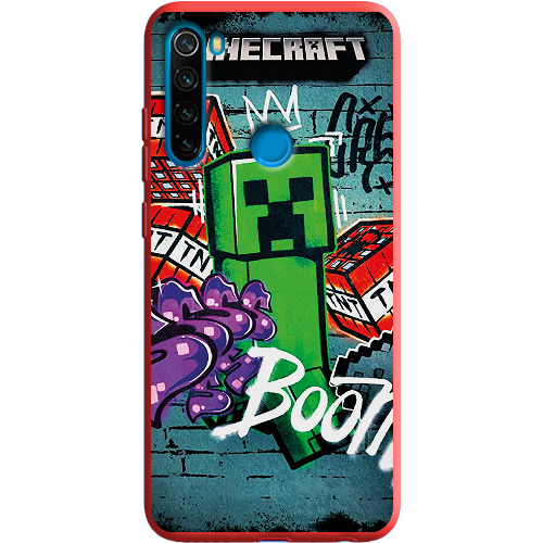 Чехол BoxFace Xiaomi Redmi Note 8 Minecraft Graffiti