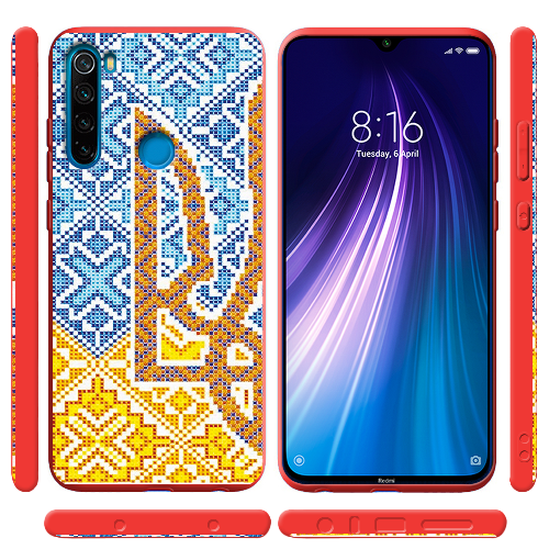 Чехол BoxFace Xiaomi Redmi Note 8 Тризуб Вишивка