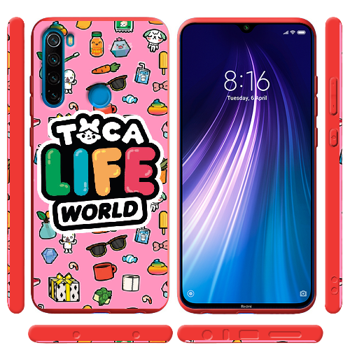 Чехол BoxFace Xiaomi Redmi Note 8 Toca Boca Life World