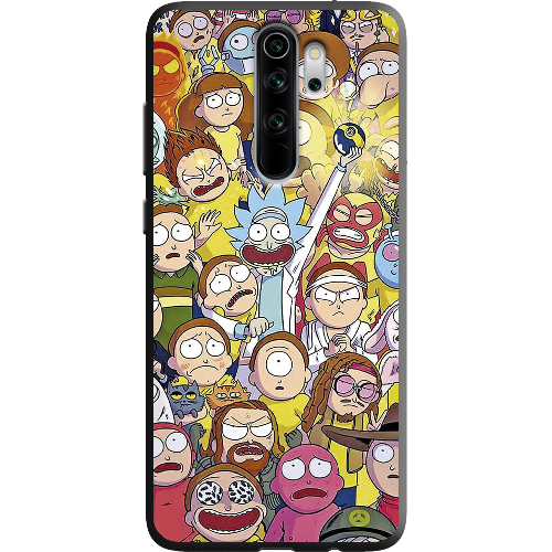 Чехол BoxFace Xiaomi Redmi Note 8 Pro Rick and Morty все герои