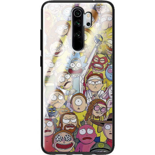 Чехол BoxFace Xiaomi Redmi Note 8 Pro Rick and Morty все герои