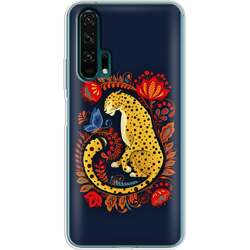 Чехол Boxface Honor 20 Pro Petrykivka Leopard