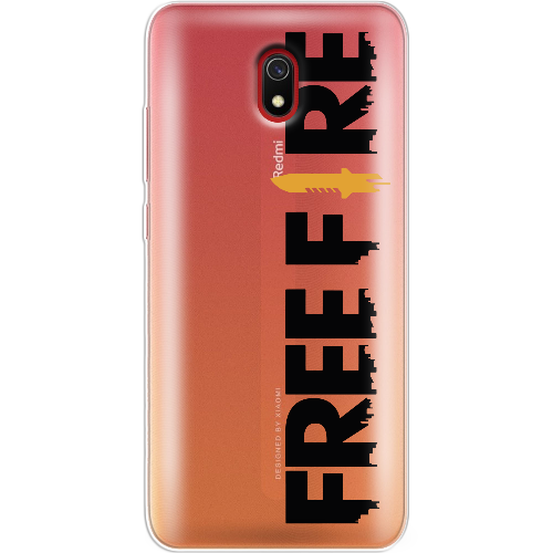 Чехол BoxFace Xiaomi Redmi 8A Черный Free Fire